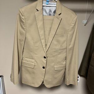 Men's KhakiExpress Suit (Pants and Blazer) 28x30, 36S